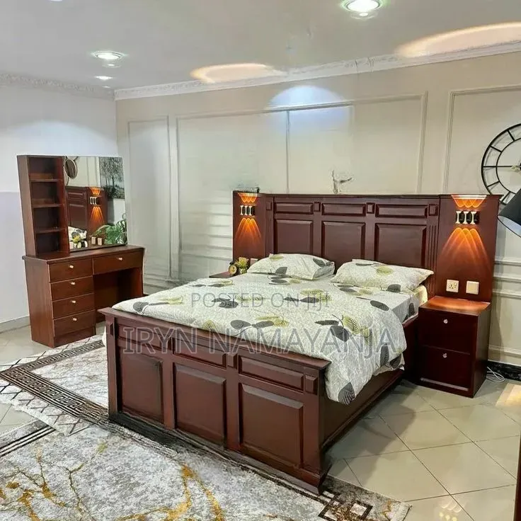 Brown Wooden Beds