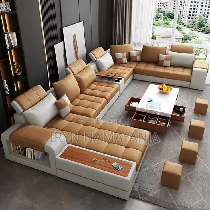 Modern U Sofaset