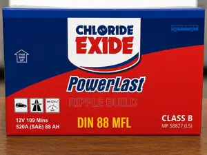 88Ah Chloride Exide PowerLast DIN88MF 520CCA Car Battery