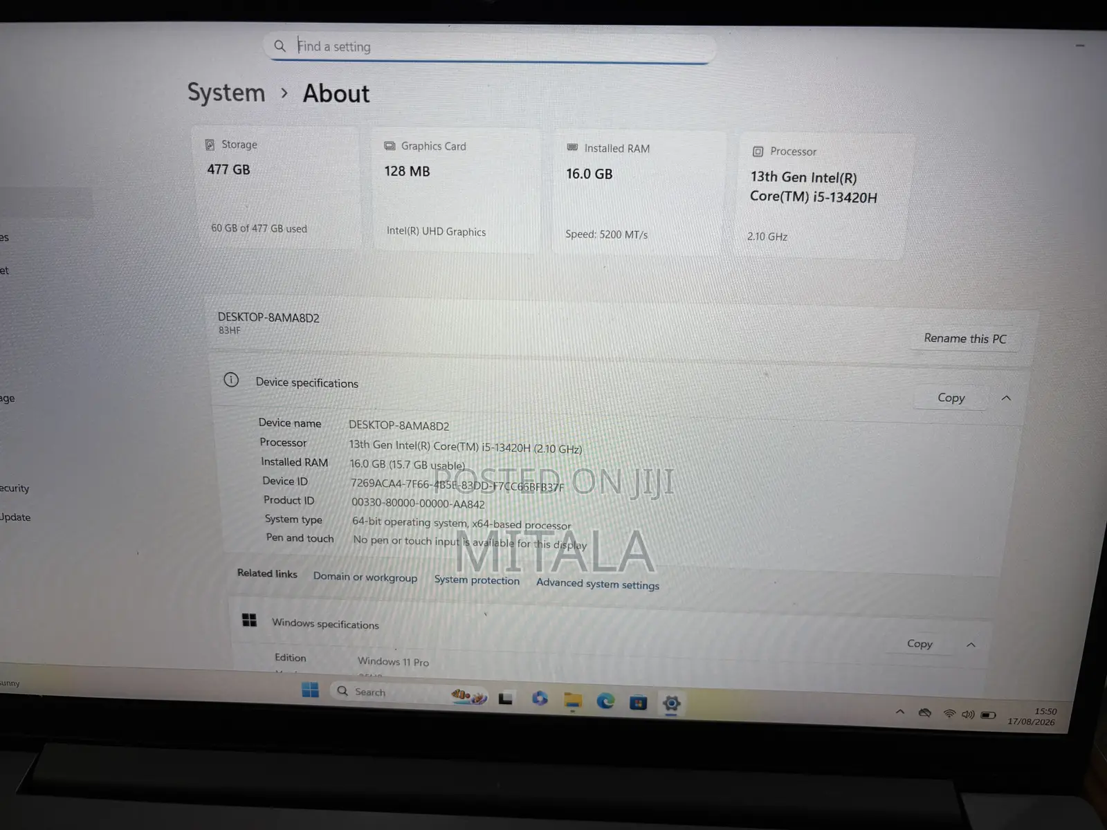 Laptop Lenovo V15 16GB Intel Core i5 SSD 512GB