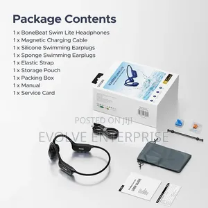 IP68 Waterproof Bone Conduction Headphones, Bluetooth 5.4,10H Battery
