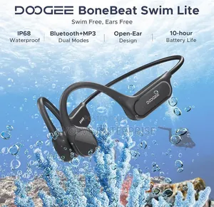 IP68 Waterproof Bone Conduction Headphones, Bluetooth 5.4,10H Battery