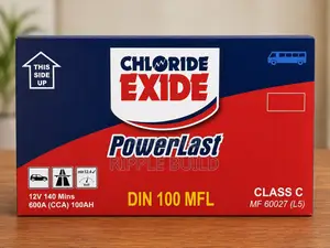 100Ah Chloride Exide PowerLast DIN100MF 600CCA Car Battery