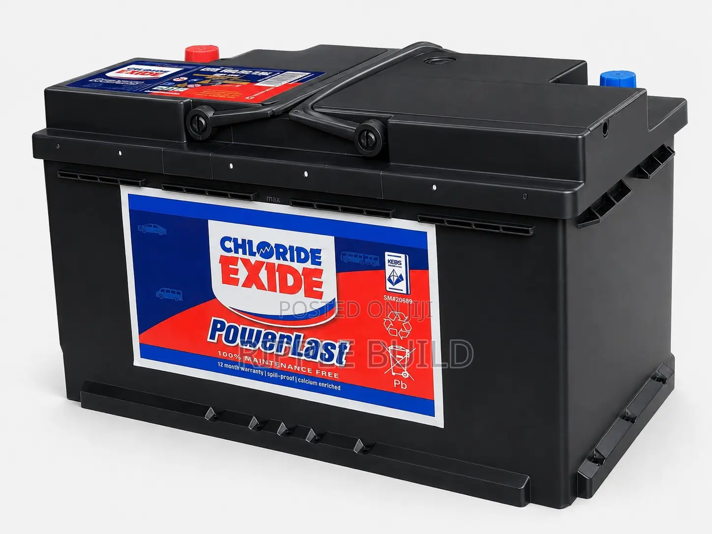 100Ah Chloride Exide PowerLast DIN100MF 600CCA Car Battery