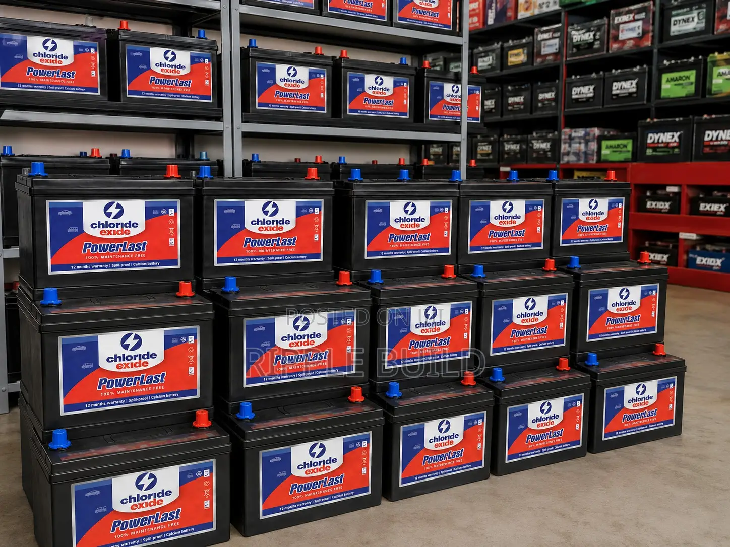 100Ah Chloride Exide PowerLast 100MF Maintenance Free Car Battery