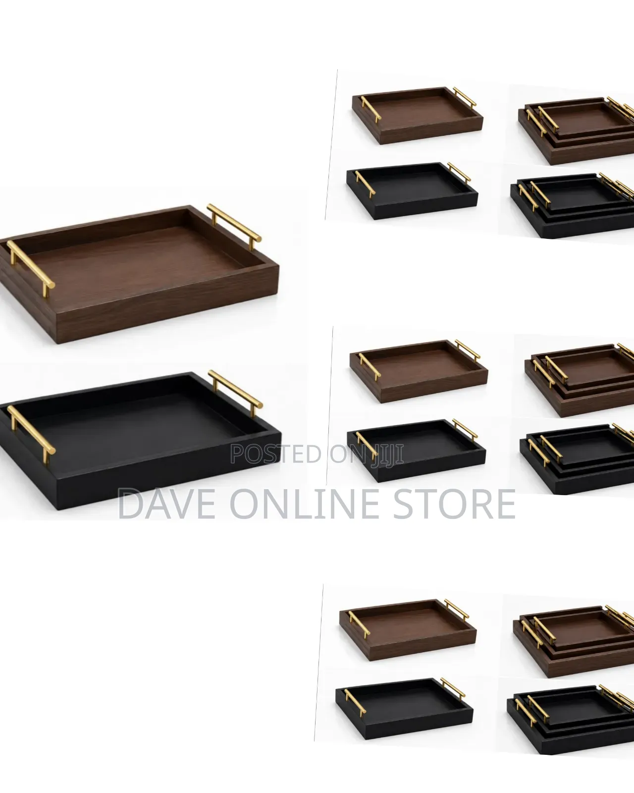 Rectangular Wooden Serving Tray