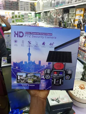 Solar-Powered Smart Alarm PTZ Security Camera
