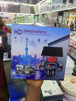 Solar-Powered Smart Alarm PTZ Security Camera