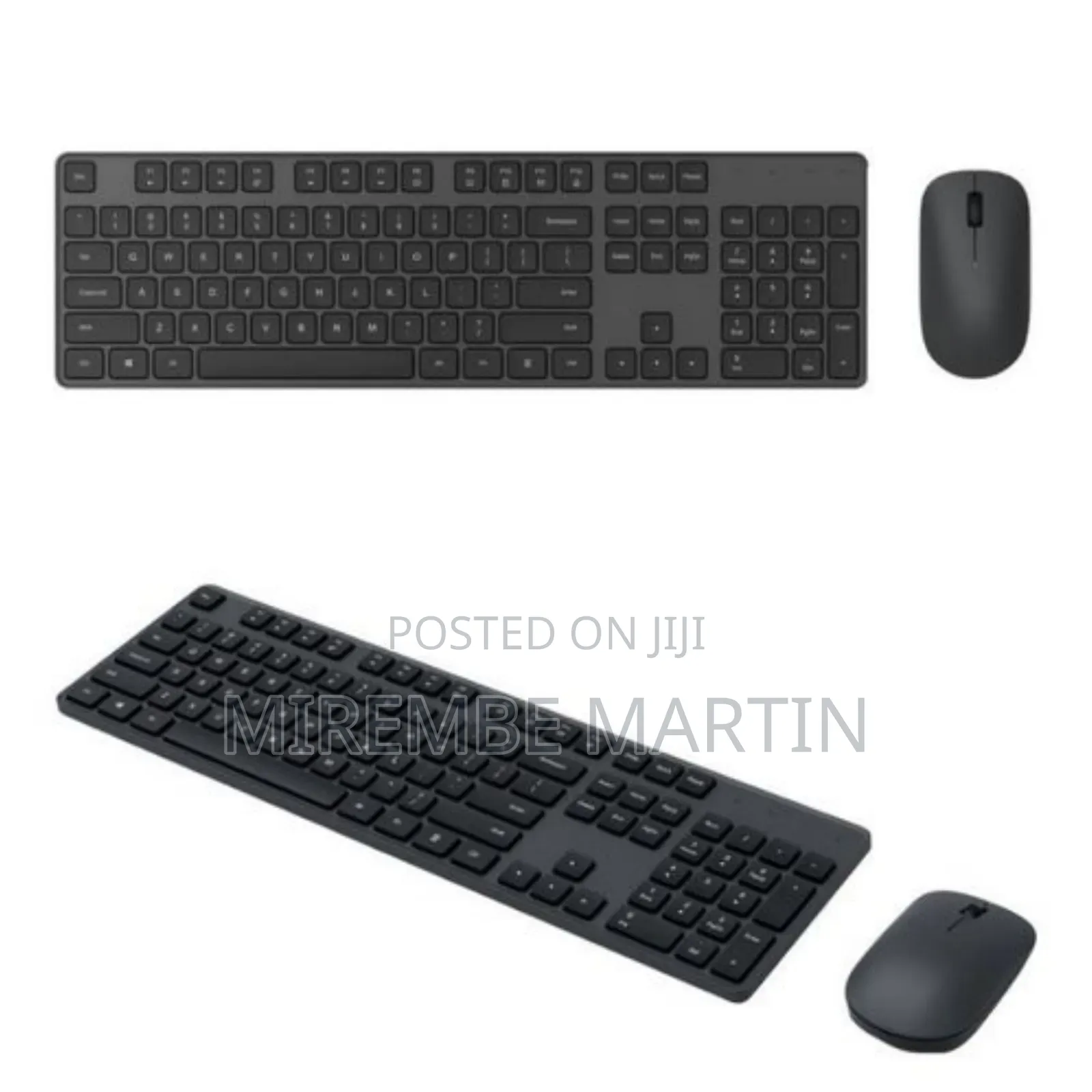 Sleek Wireless Keyboard and Mouse Combo