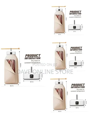 Compact, Foldable Portable Electric Clothes Dryer