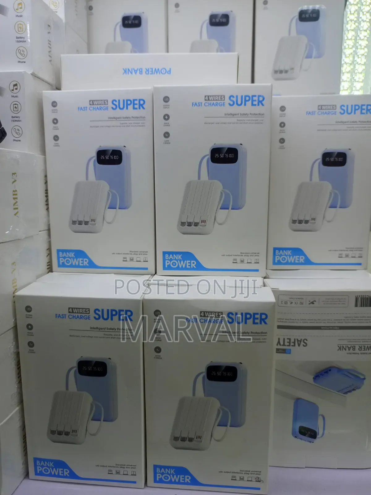 Aimb-V3 4-Wires Fast Charge Super Power Bank,