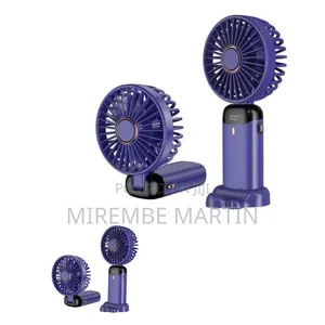 Compact Handheld Fan With Digital Display