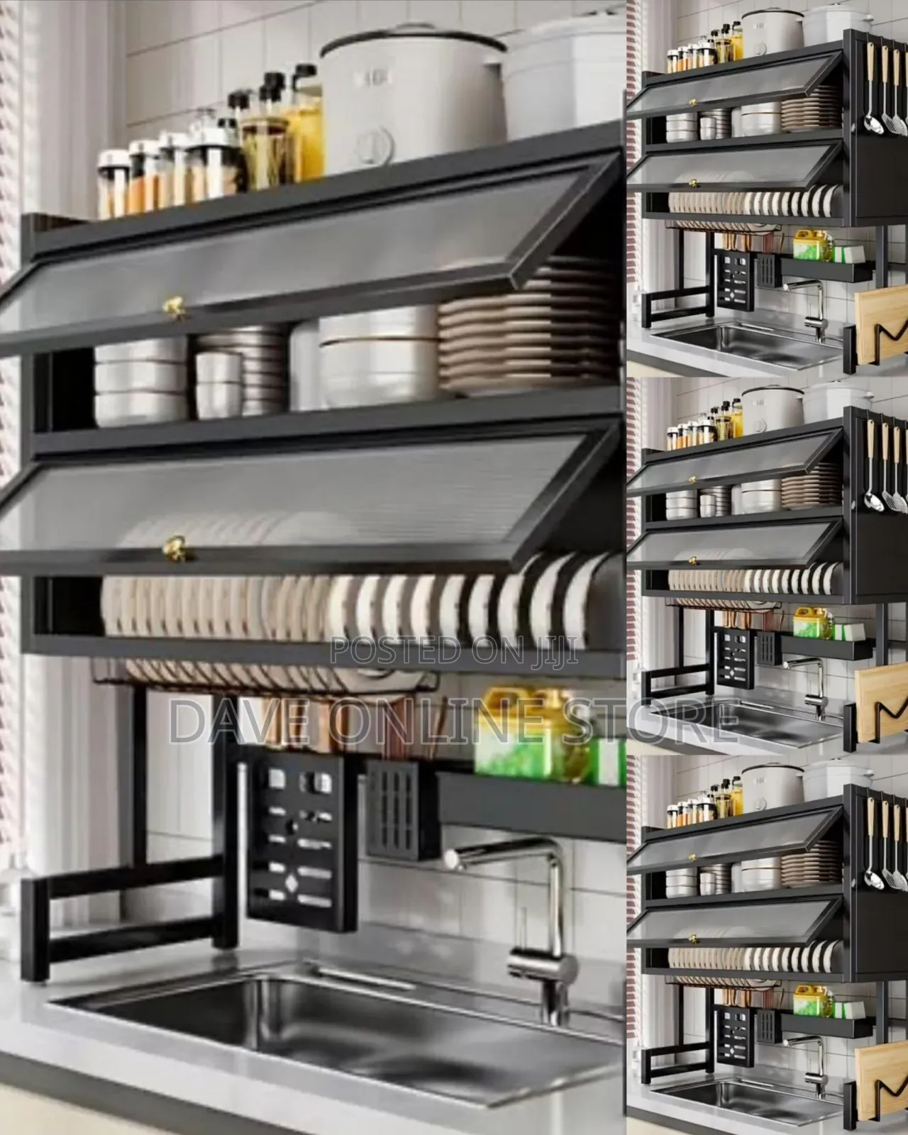 2-Tier, Over-the-Sink Dish Drying Rack
