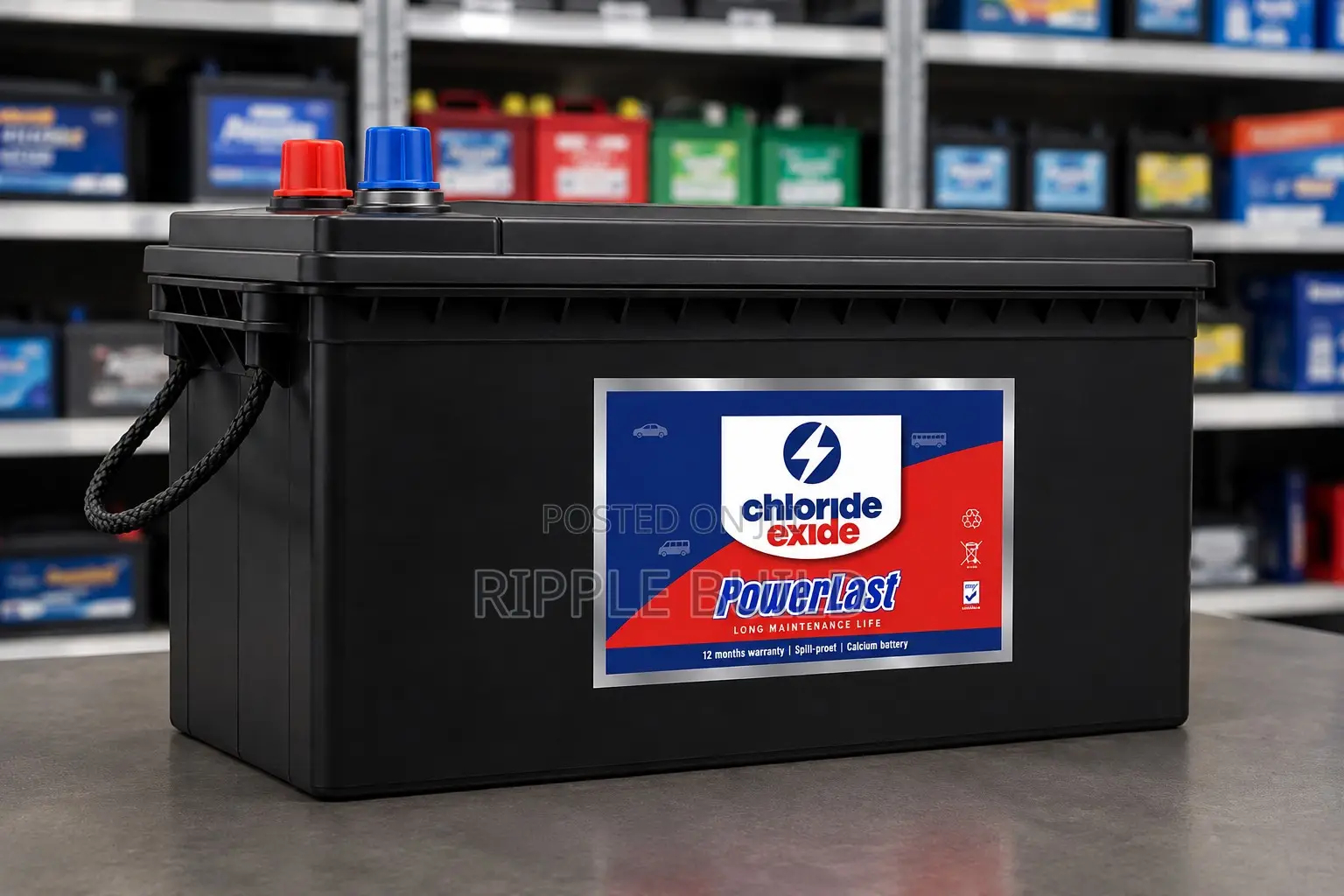 180Ah Chloride Exide PowerLast 180MF Heavy Duty Car Battery