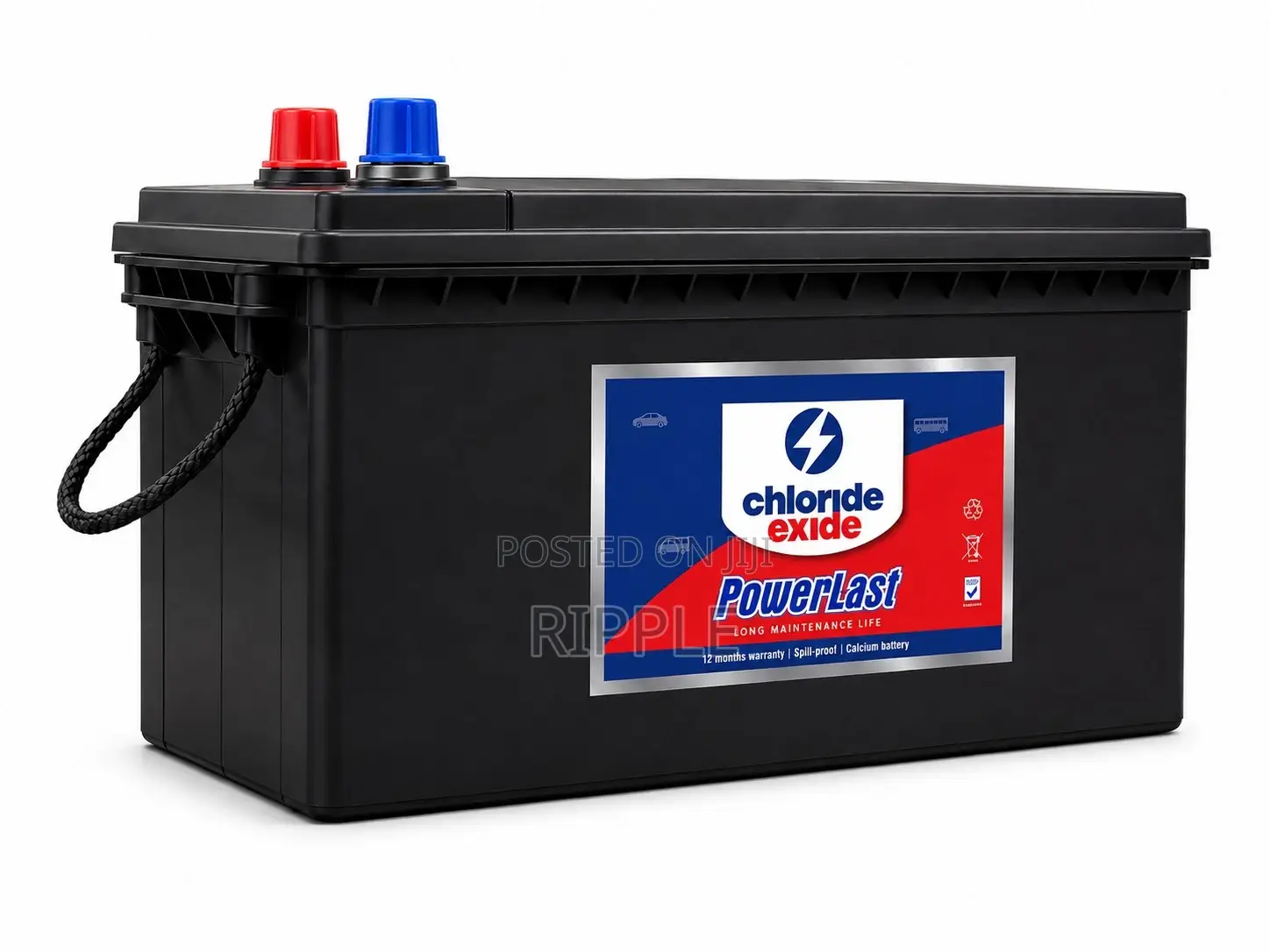 180Ah Chloride Exide PowerLast 180MF Maintenance Free Car Battery 12V