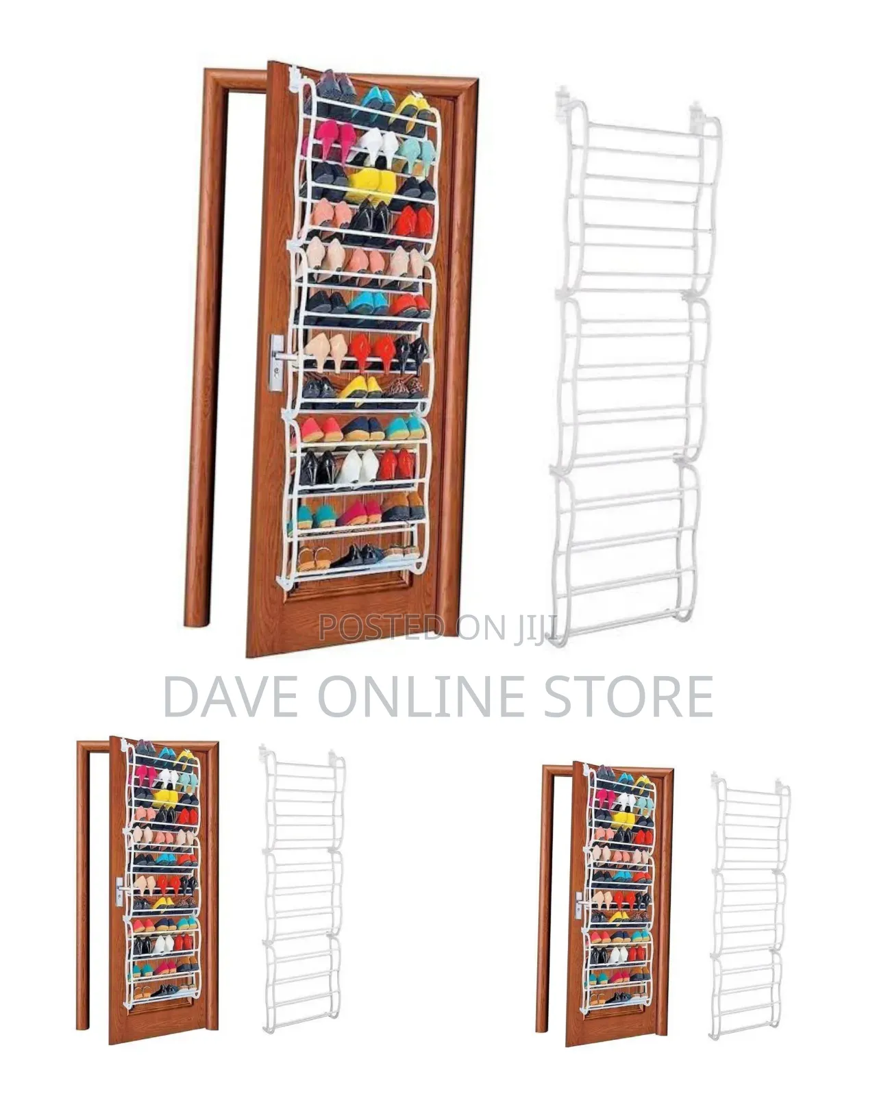 12-Tier, Over-the-Door Shoe Rack