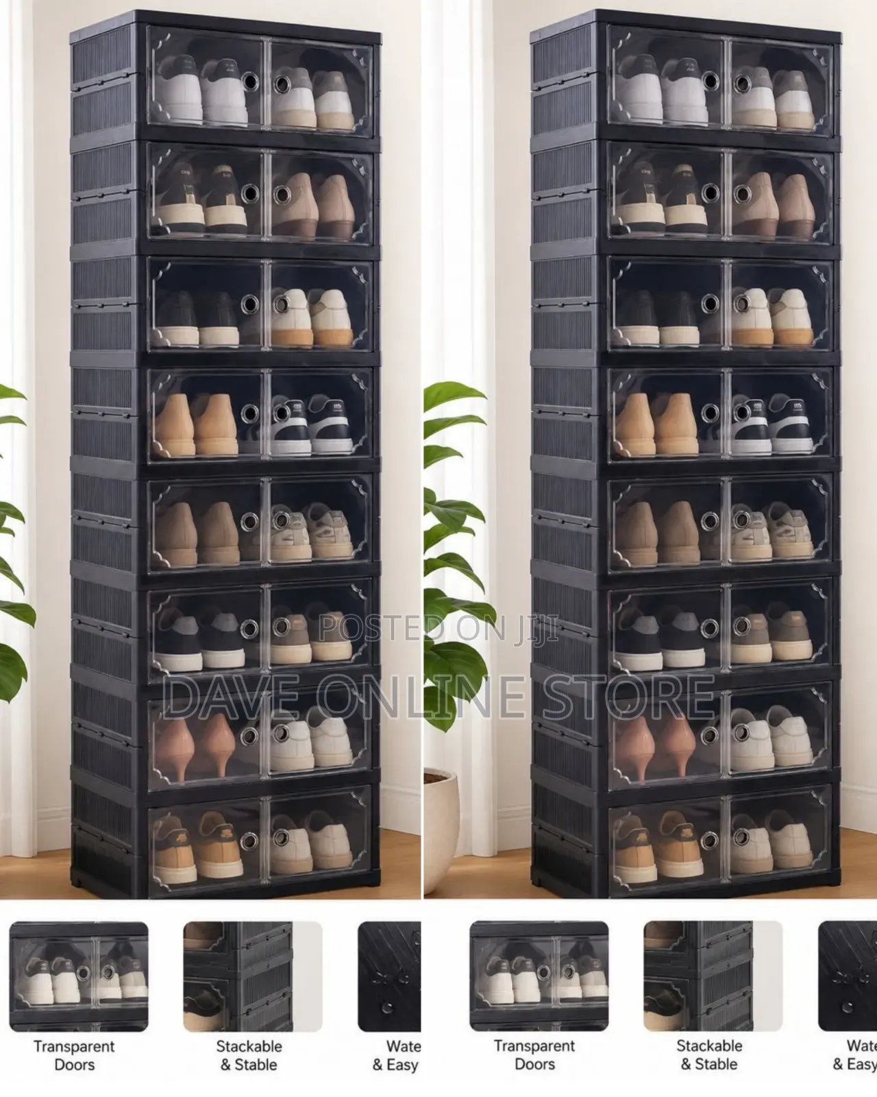 9-Layer Stackable Shoe Rack