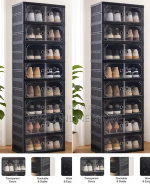 9-Layer Stackable Shoe Rack