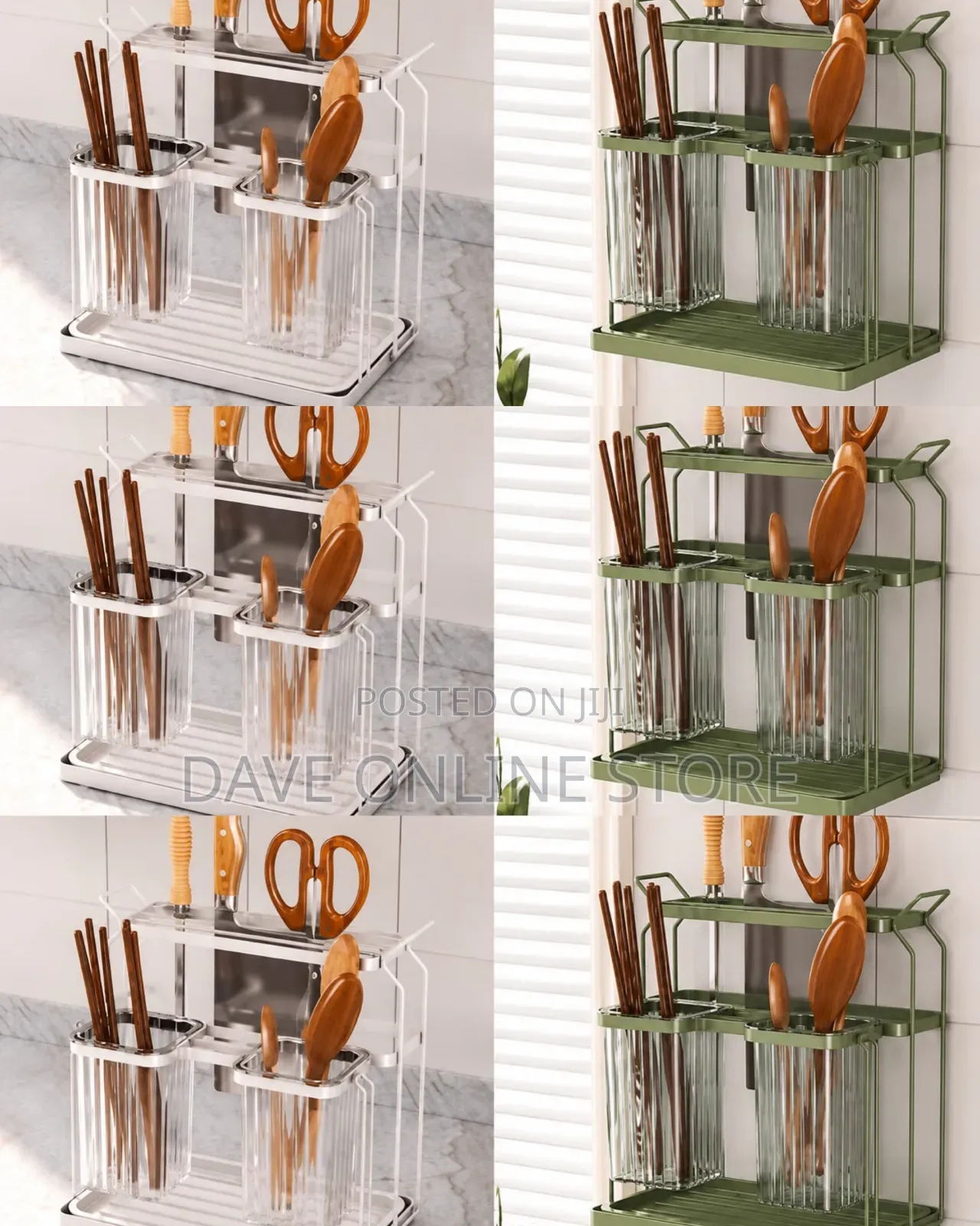 Versatile, Wall-Mounted Kitchen Organizer