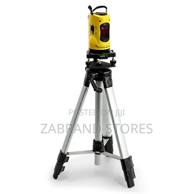 Self-Leveling Cross Line Laser With Tripod