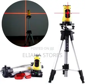 Self-Leveling Cross Line Laser With Tripod