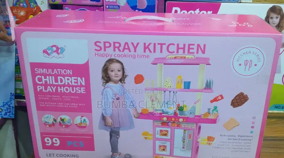 Kids Spray Kitchen 99 Pieces
