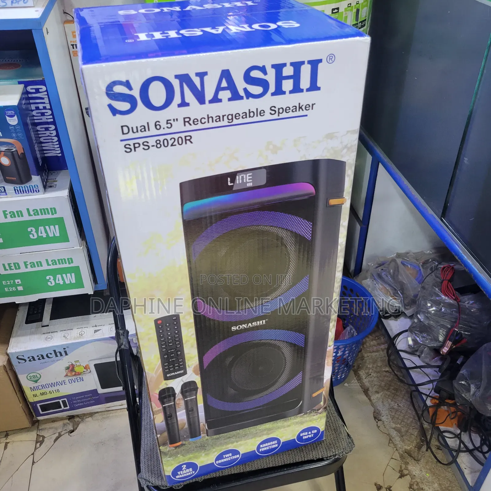 Sonash Dual Rechargeable Bluetooth Speaker