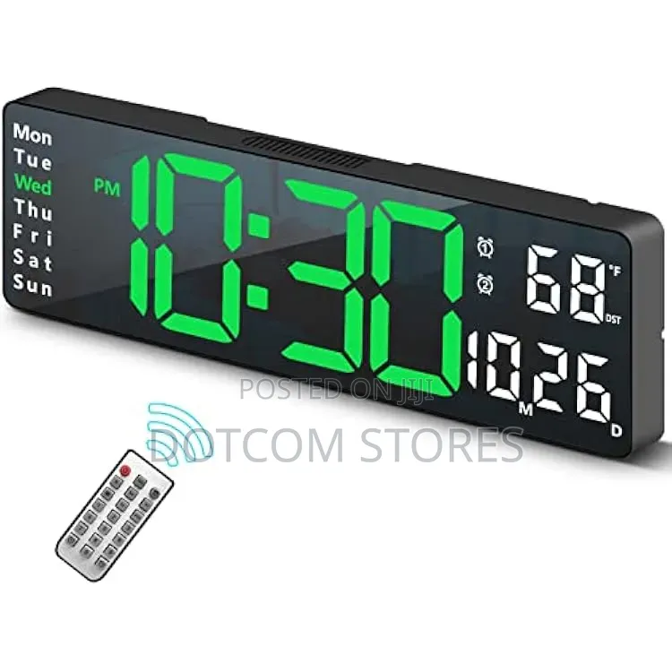Led Digital Alarm Clock - Multicolor