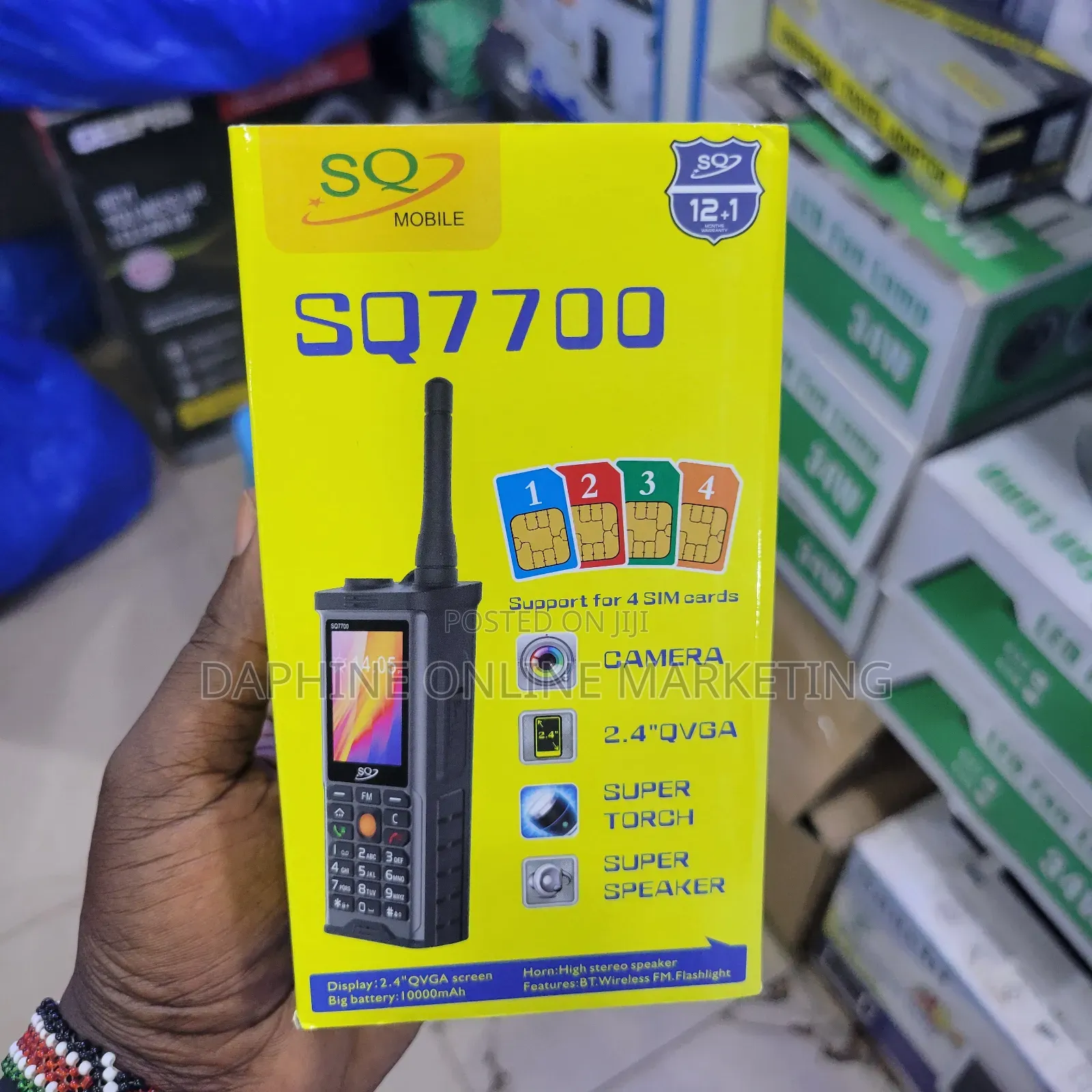 New SQ 7700 8 GB Black