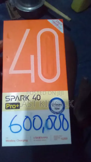 New Tecno Spark 40 Pro+ 256 GB Rose Gold