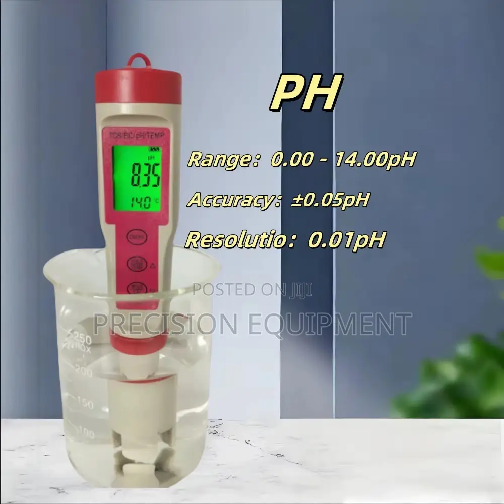 PH Water Quality Testing Meter, Water PH