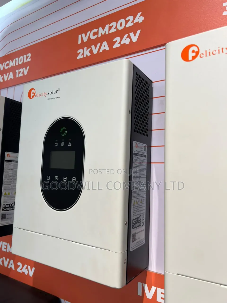 2kva 2000w 24v Vampower Felicity Hybrid Inverter