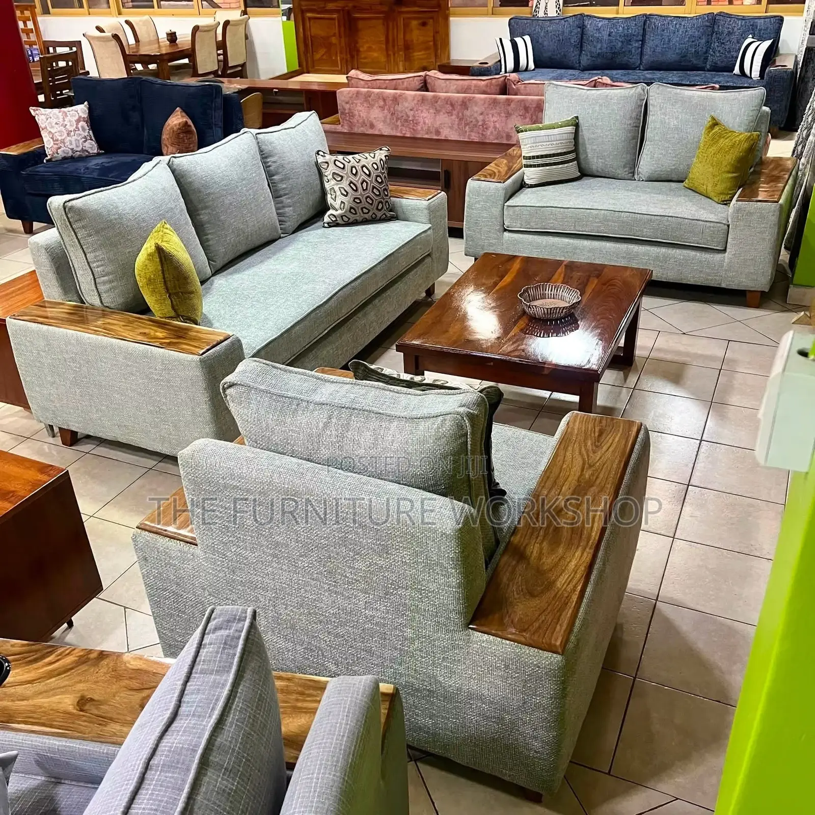 6 Seater Sofa Set (Springs)