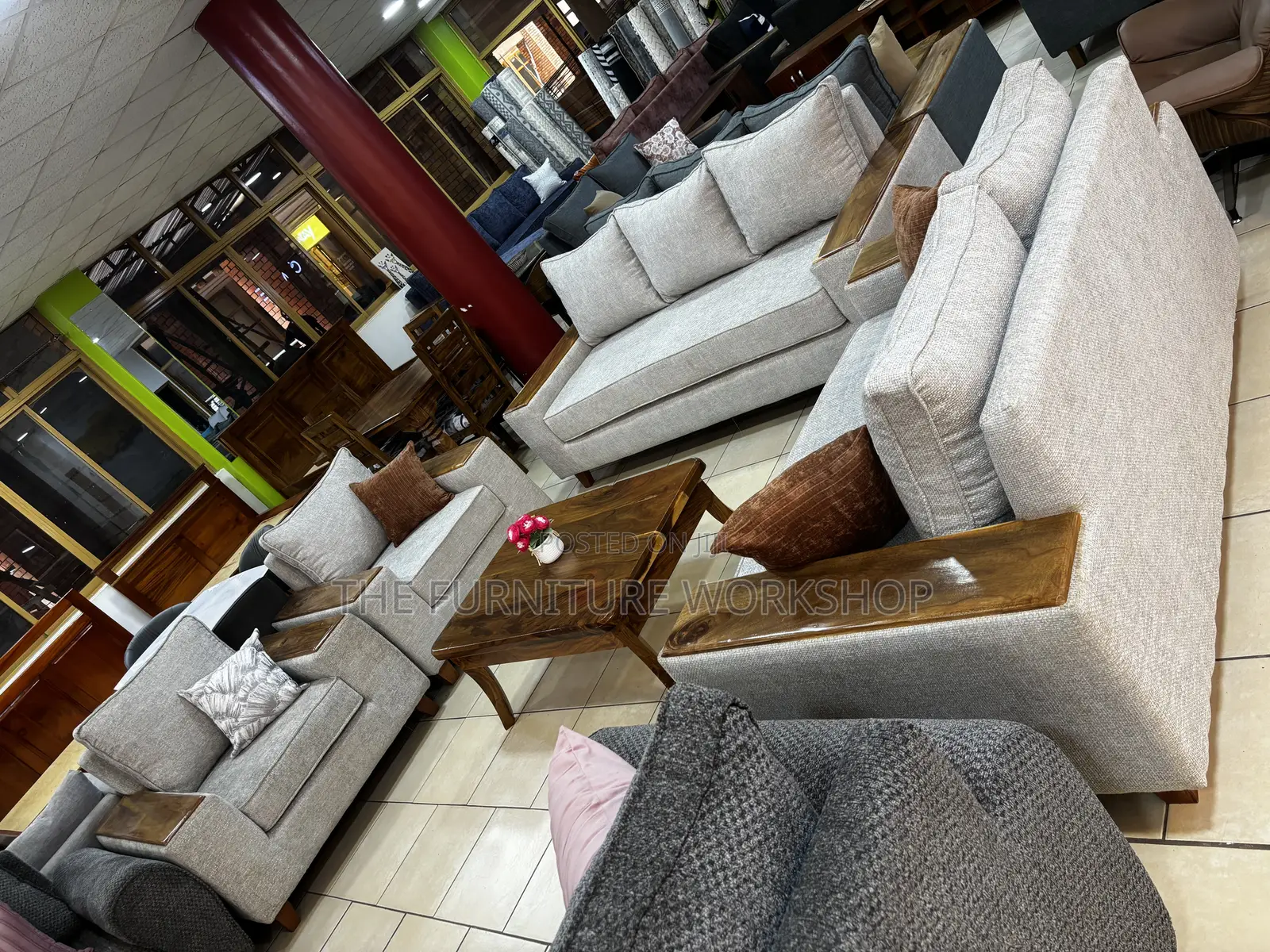 6 Seater Sofa Set (Springs)