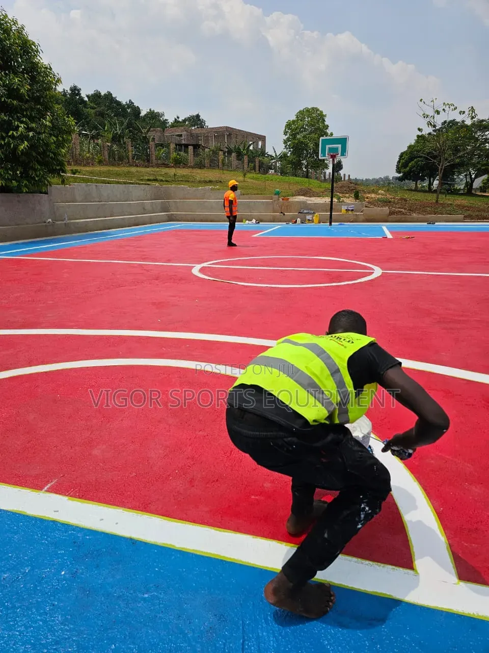 Football and Basketball Pitch Design and Setup