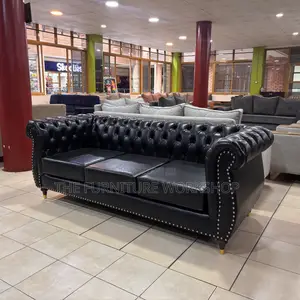 Chesterfield Sofa Three Seater Original Leather