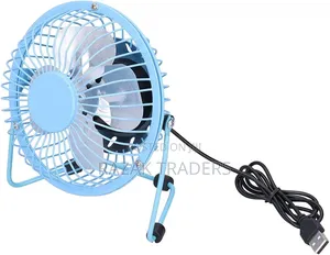 USB Silent Mini Table Fan, 74cm Cable Lightweight Personal Air Cooler