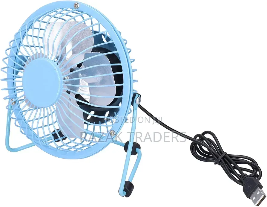USB Silent Mini Table Fan, 74cm Cable Lightweight Personal Air Cooler