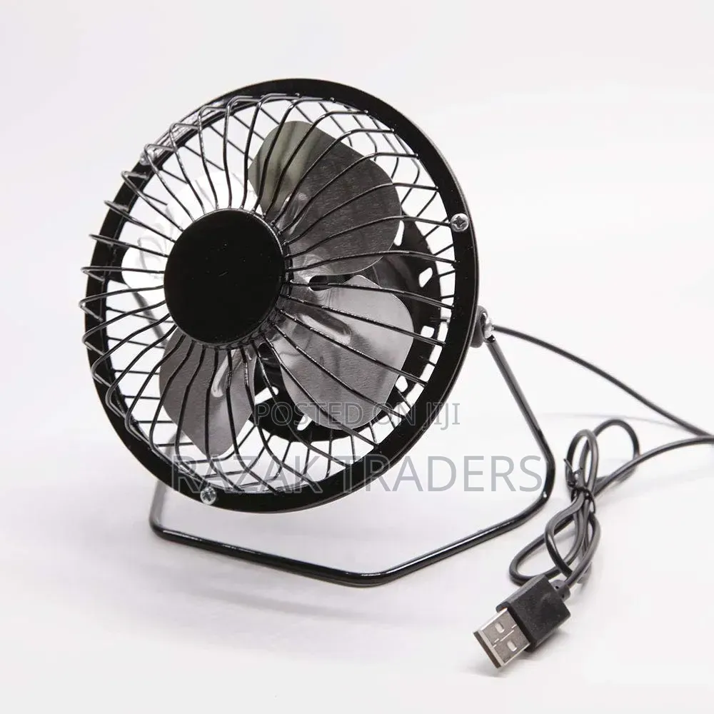 USB Silent Mini Table Fan, 74cm Cable Lightweight Personal Air Cooler