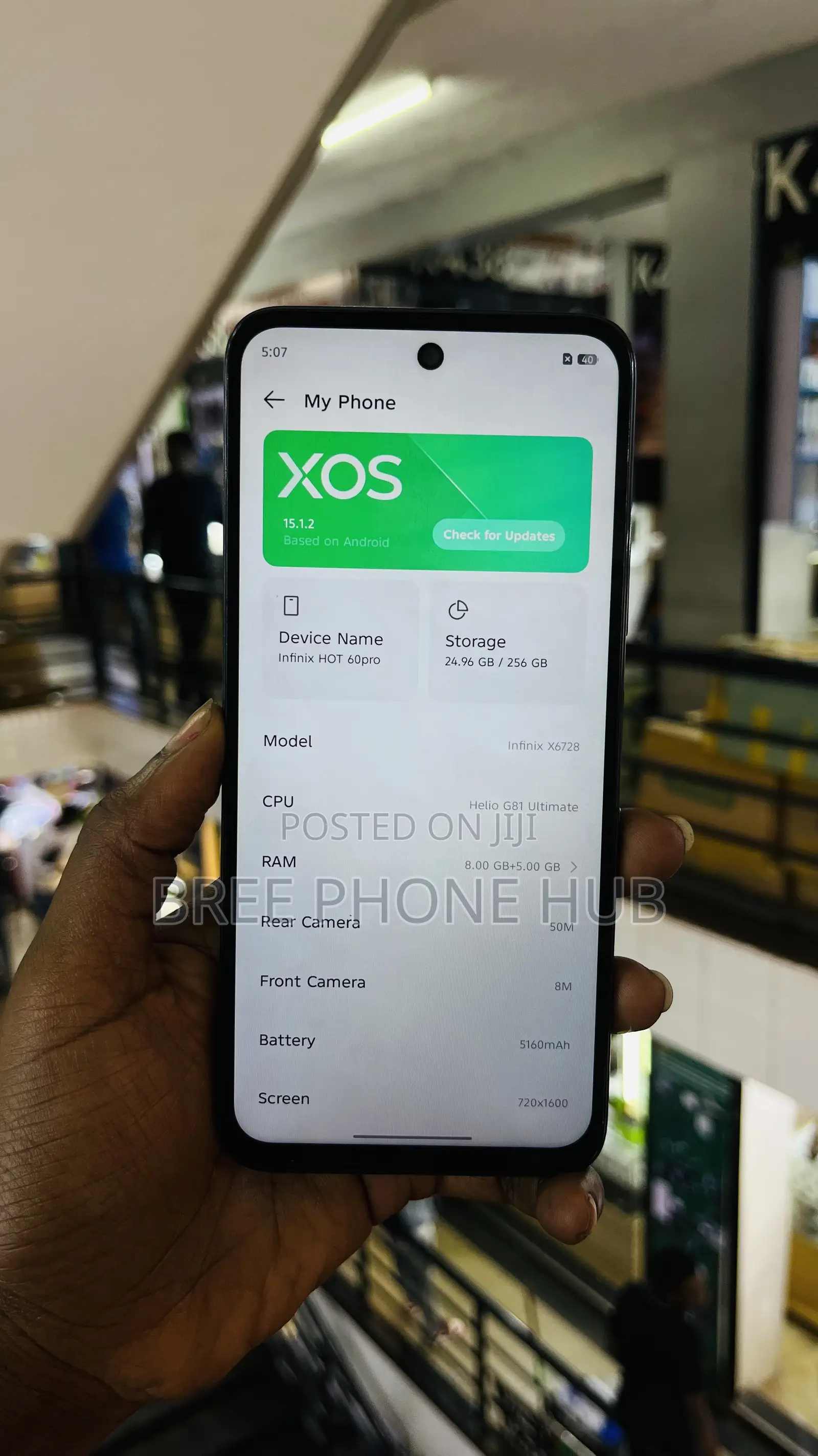 Infinix Hot 60i 256 GB Black