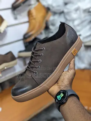 Premium Timberland Dark Brown Leather Casual Shoes