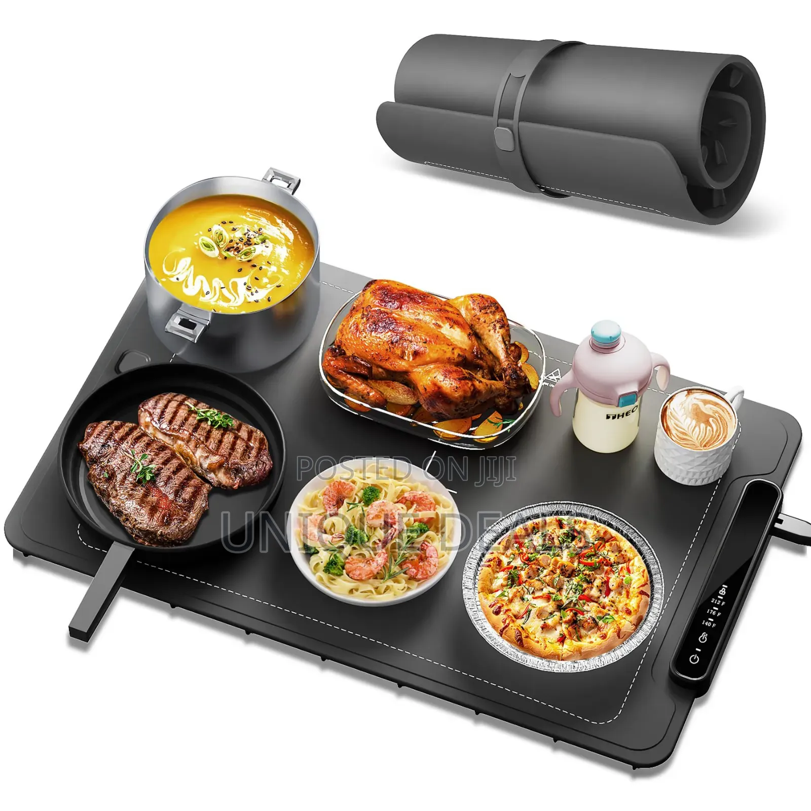 Food Warming Mat, Silicone Electric Warming Tray