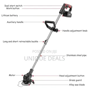 Long Handle Lawn Mowers Multifunctional Cordless