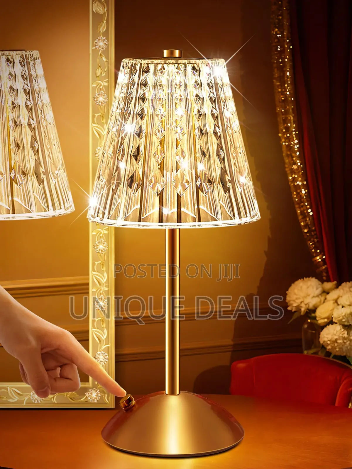 Dimmable Rechargeable Lamp for Bedroom