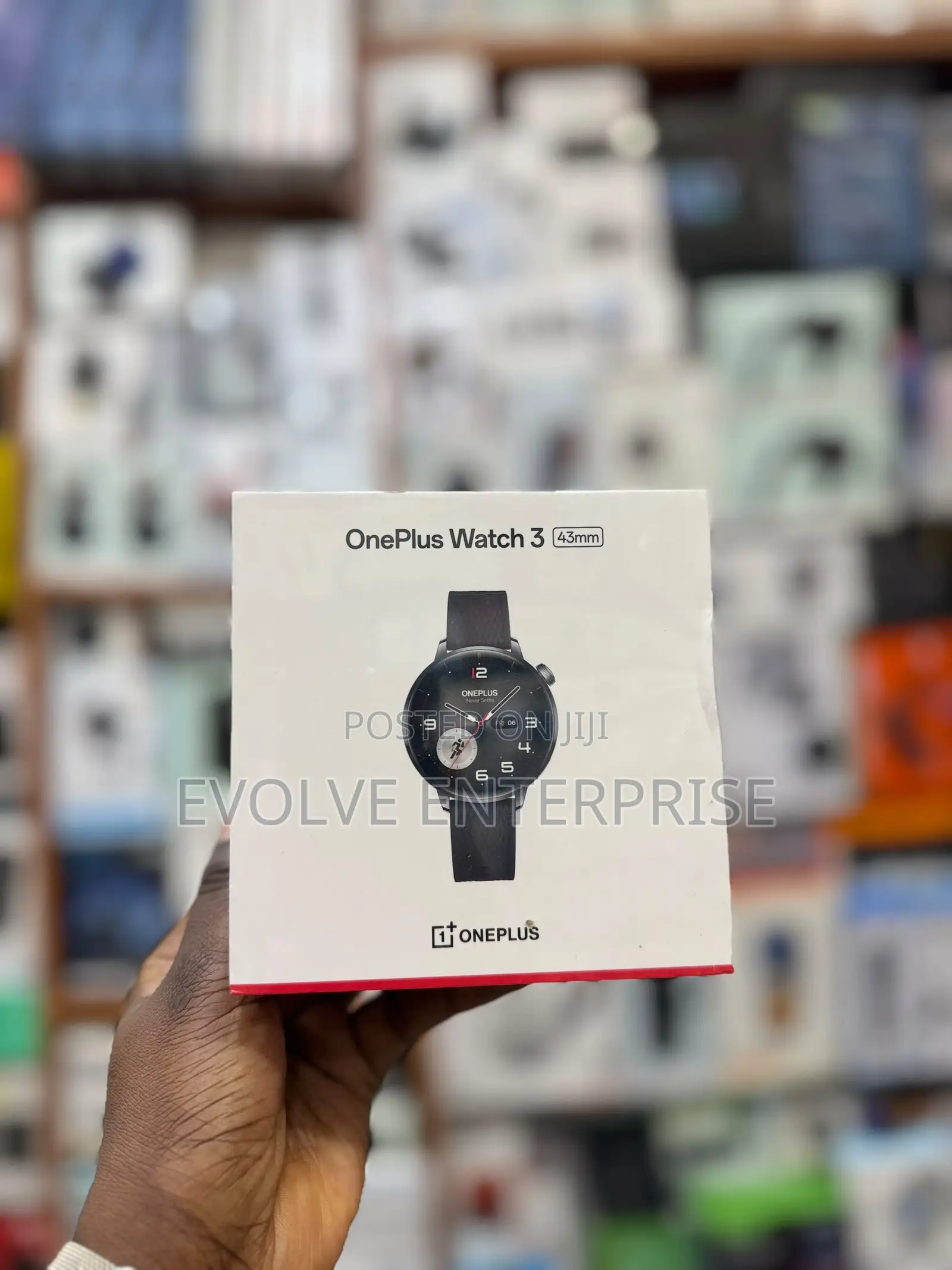 OnePlus Watch 3 43mm Black Steel