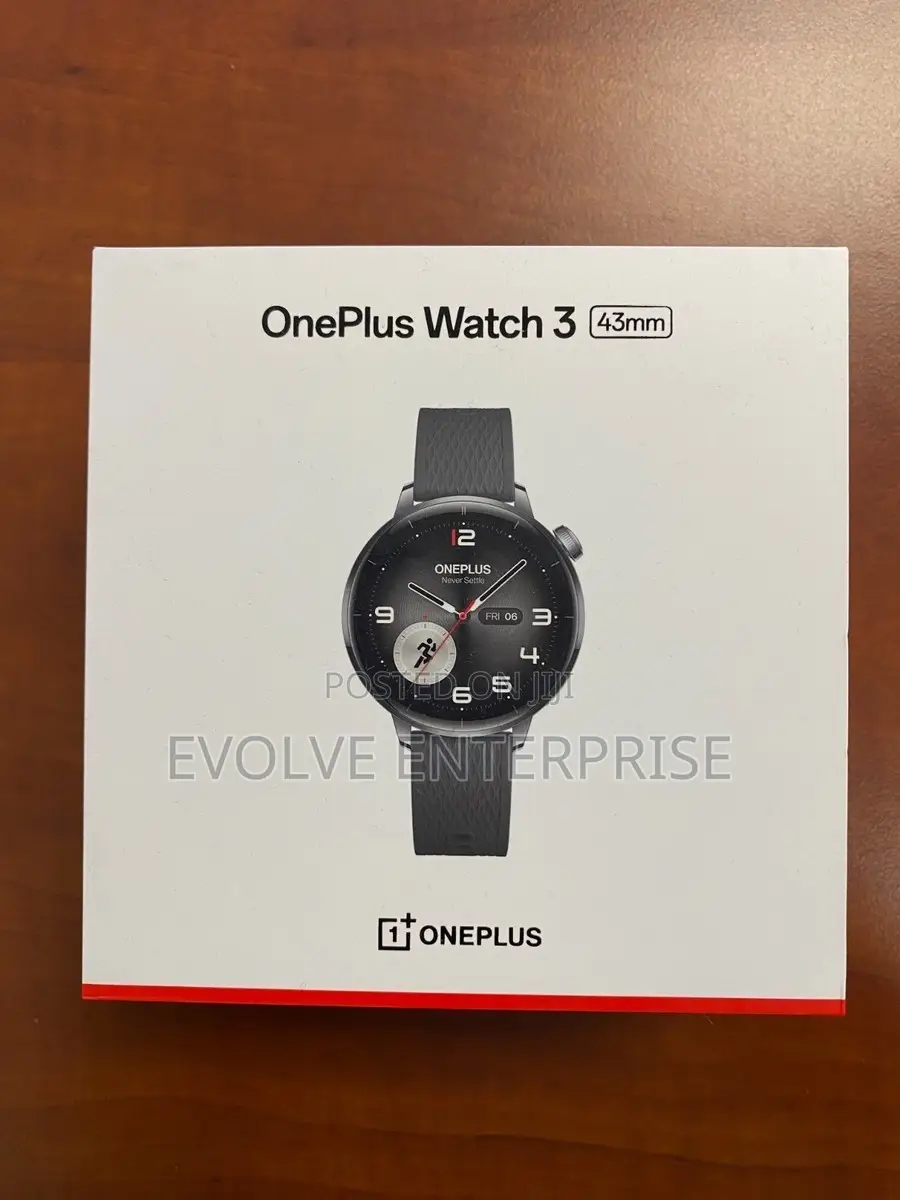 OnePlus Watch 3 43mm Black Steel