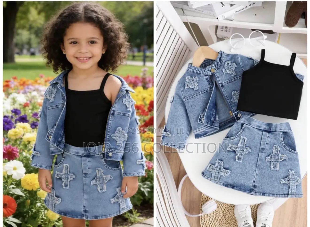 Girls Denim 3 Piece