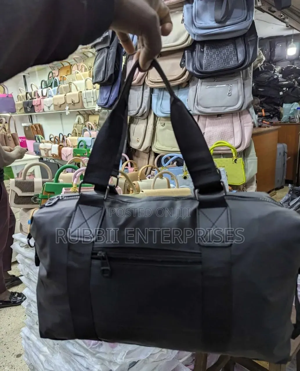 Black Jordan Jumpman Duffel Bag