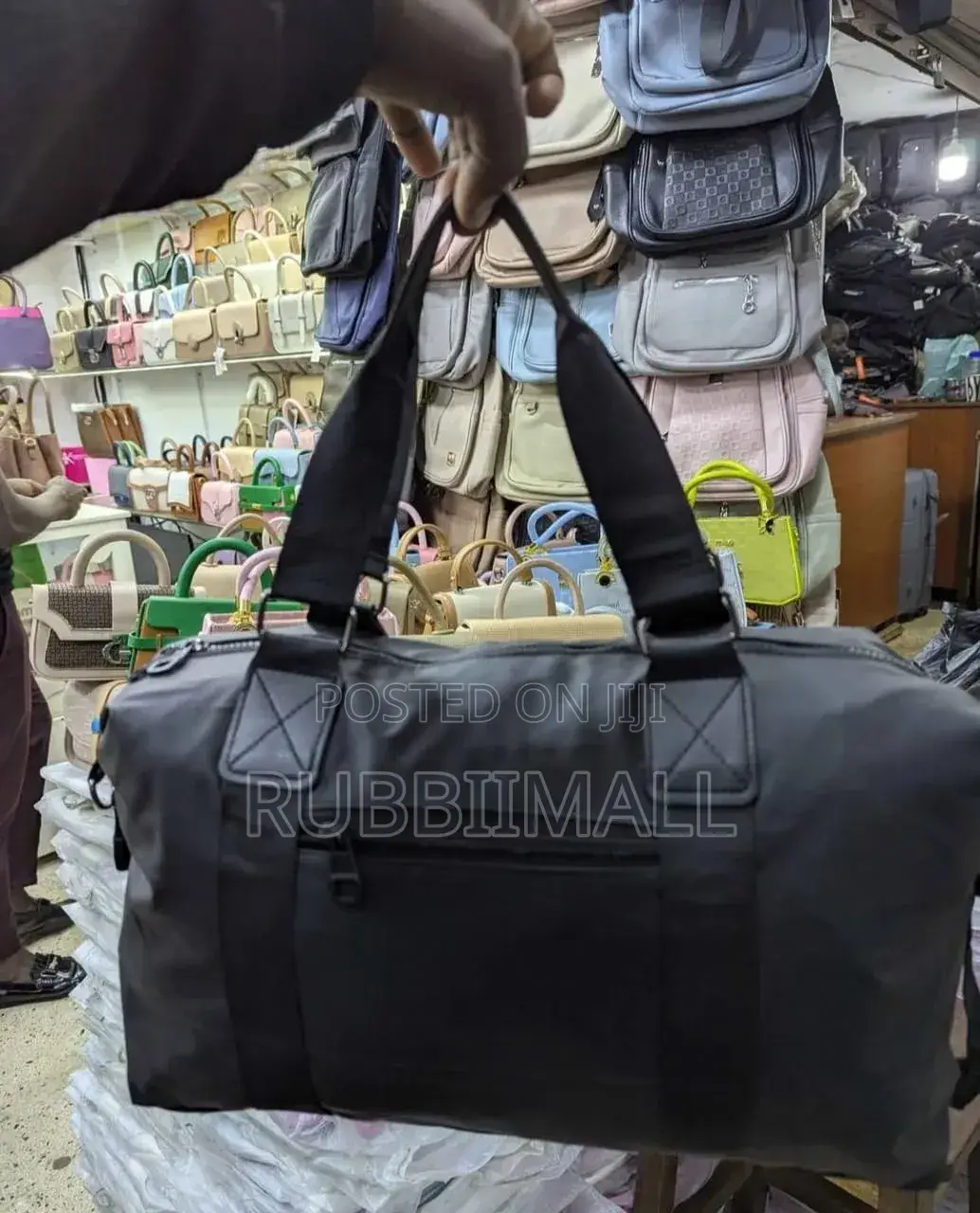 Black Jordan Jumpman Duffel Bag