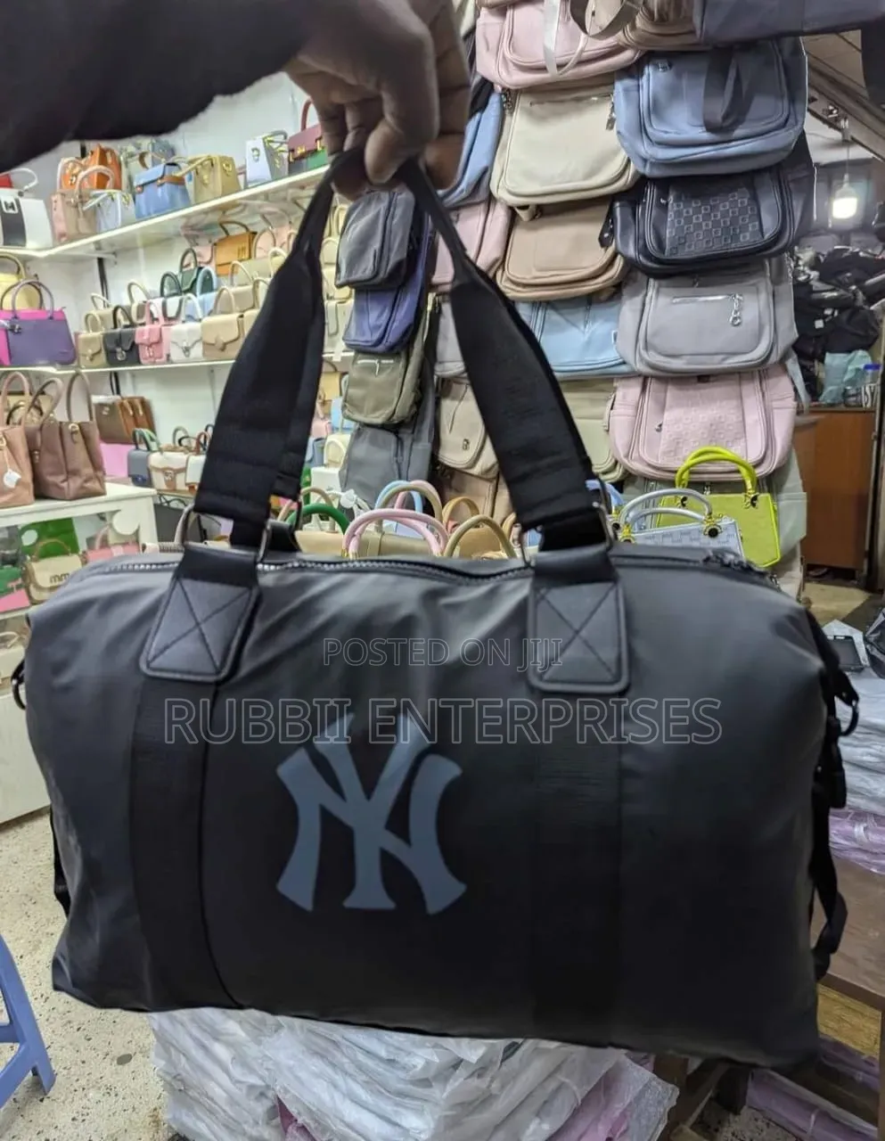 Black Jordan Jumpman Duffel Bag